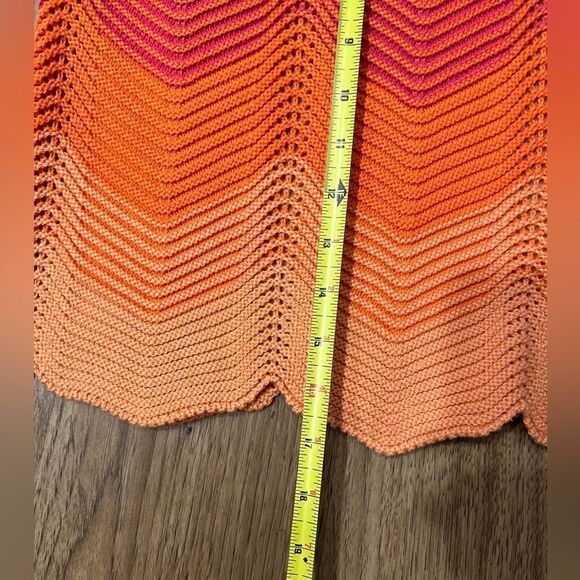 Paola Bernardi  MEL Crotchet mini SKIRT - PINK & CORAL Size S NWT$358 - Picture 6 of 8